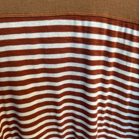 Kori American Brown striped long sleeved sweater shirt size‎ small - Picture 7 of 9